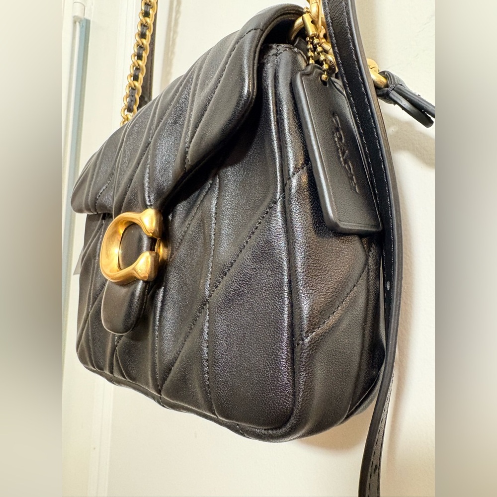 NWT Coach Times Square Tabby 17 - Quilted Black Leather - CW628 - Picture 15 of 16